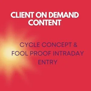 Rakaman Client On Demand Cycle Concept & Fool Proof Intraday Entry